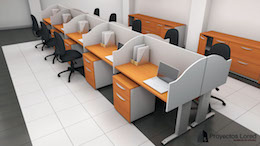 Sistemas modulares para oficinas
